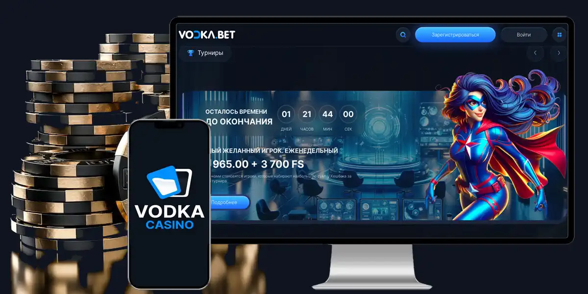 Казино Vodka зеркало